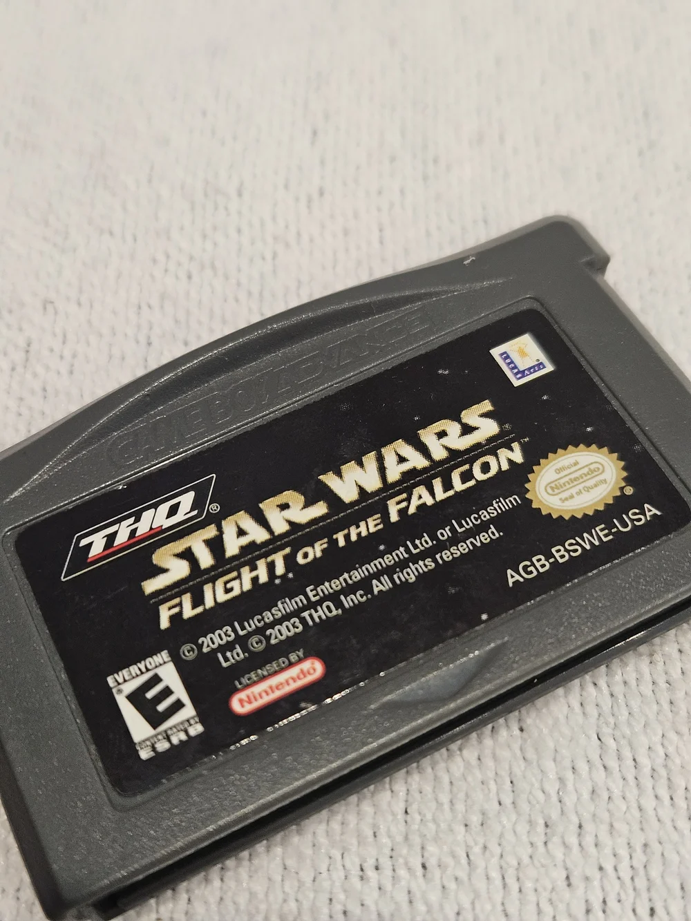 Star Wars: Flight of the Falcon (Nintendo Game Boy Advance, 2003) Untested